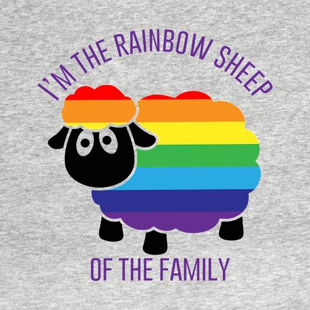 Rainbow Sheep of the Family by CB Creative Images